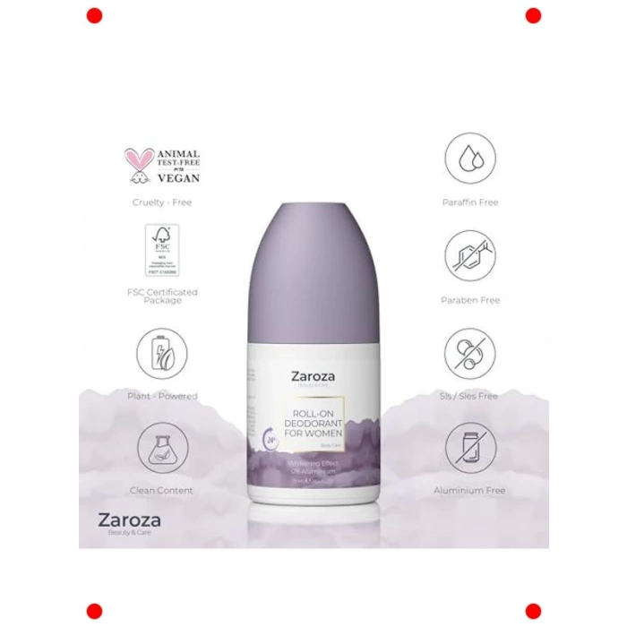 Beyazlatıcı Etkili 24 Saat Roll-On - Alüminyumsuz Kadın