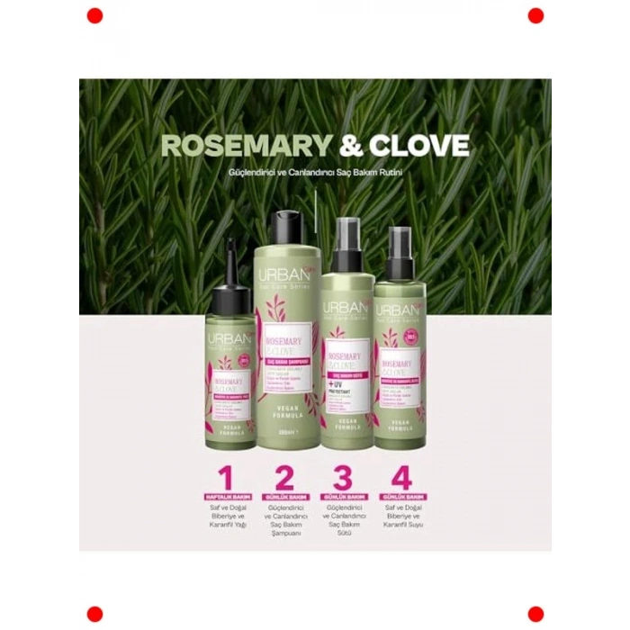 Biberiye & Karanfil Özlü Canlandırıcı Şampuan 350 ml