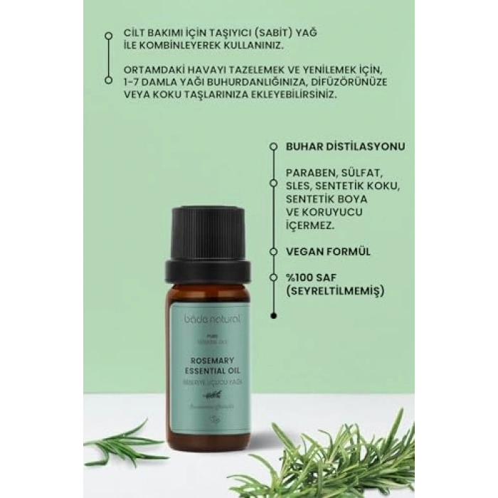 Biberiye Uçucu Yağı, 10 mllik Paket