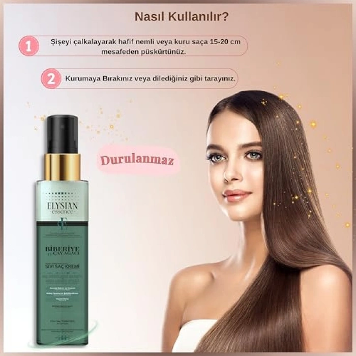 Biberiye ve Çay Ağacı Sıvı Saç Kremi 150 ml