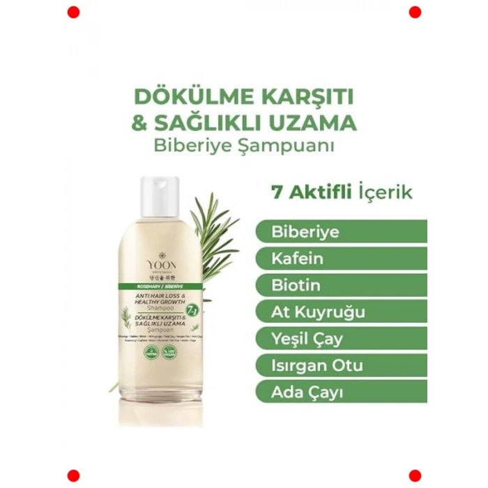 Biberiyeli Saç Dökülme Karşıtı Tuzsuz Şampuan 400ml