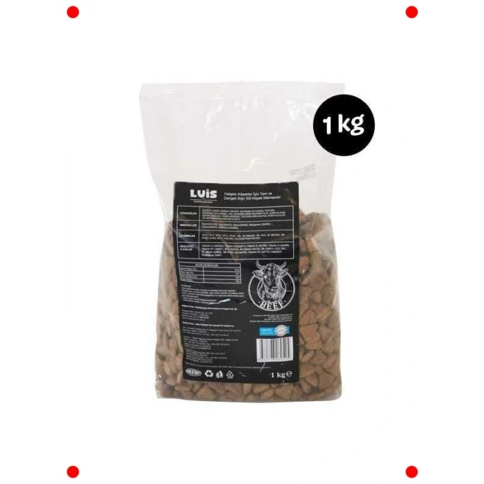Biftekli Yetişkin Kuru Köpek Maması 1 kg
