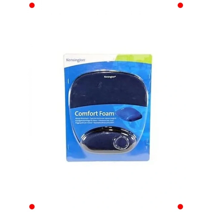 Bilek Destekli Köpük Fare Pedi, Mavi