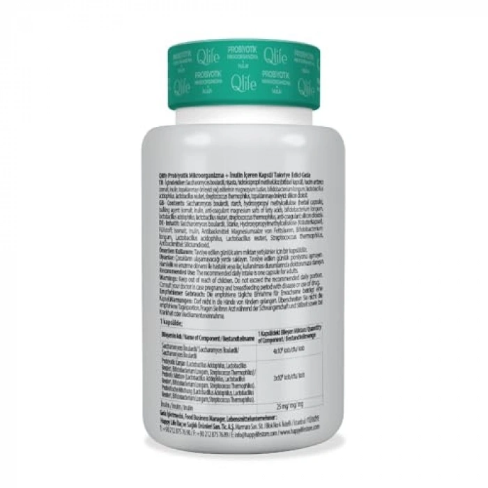 biotik croorginazma + İnulin 30 Kapsül