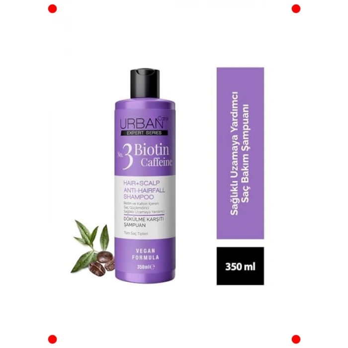 Biotin ve Kafein İçerikli Saç Şampuanı 350 ml