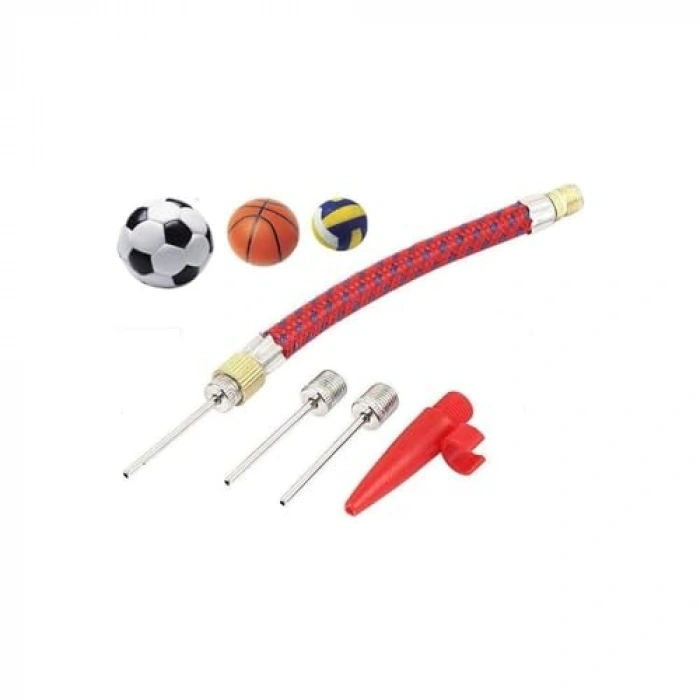 Bisiklet ve Top Şişirme İçin 5 Parça Pompa İğne Seti