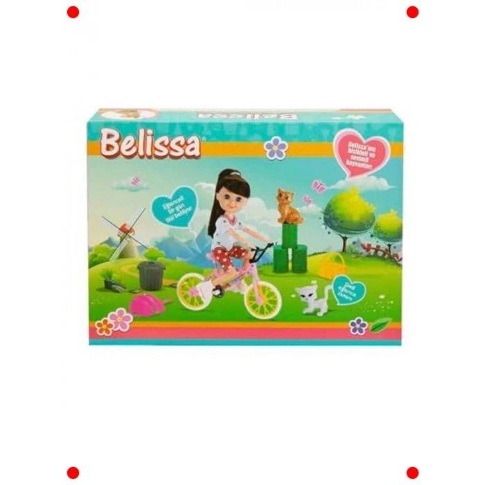 Bisikletli Bebek ve Sevimli Hayvanları Oyun Seti