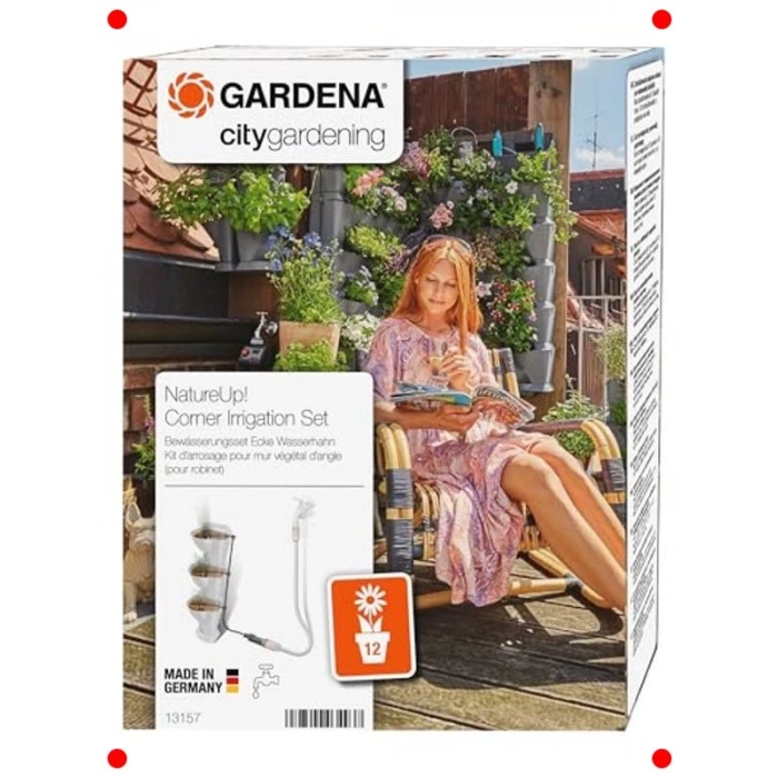 Bitki Köşe Sulama Seti - Dikey Bahçe Uyumlu