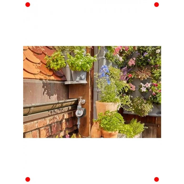 Bitki Köşe Sulama Seti - Dikey Bahçe Uyumlu