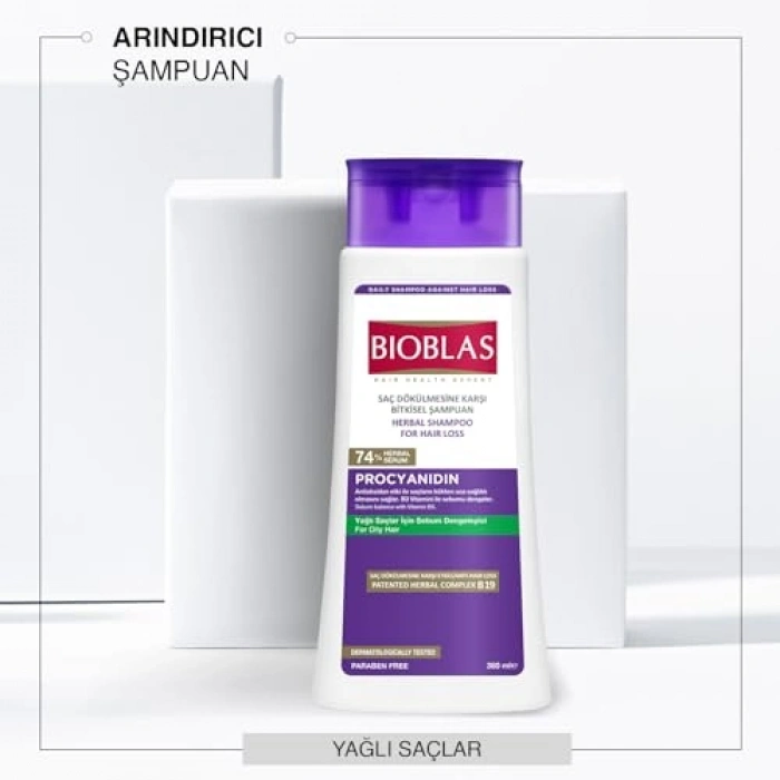 Bitkisel Kompleks Şampuan 360 ml Saç Dökülmesine Karşı