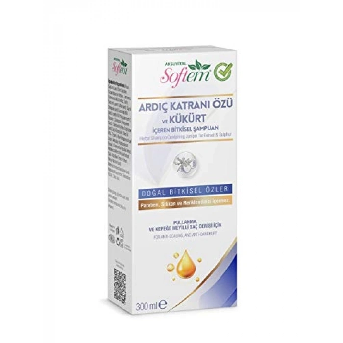 Bitkisel Şampuan, Ardıç Katranı ve Kükürt 300 ml