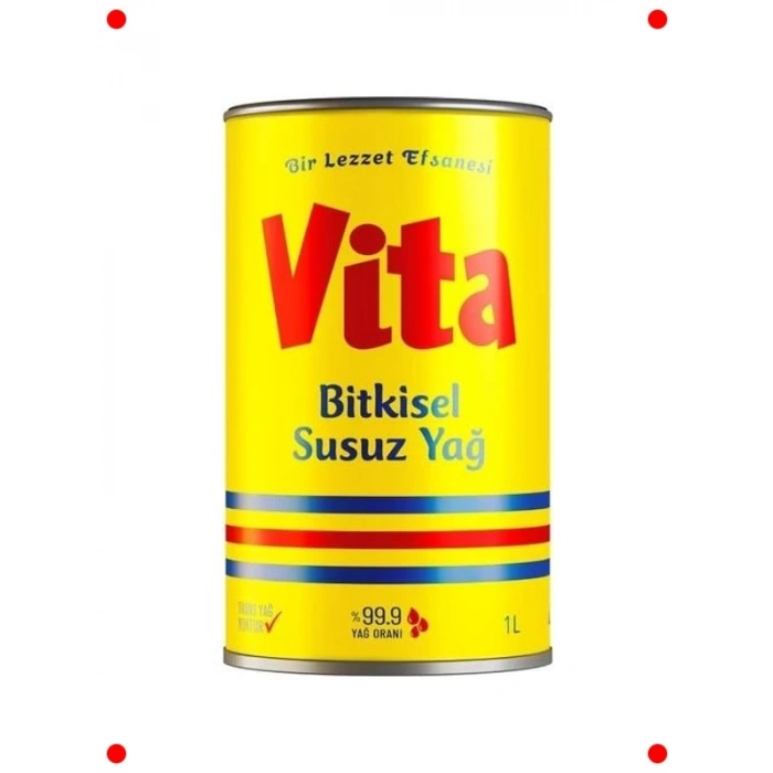 Bitkisel Susuz Yemeklik Yağ 1 Litre