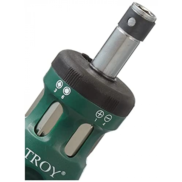 Bits Uçlu Cırcırlı Tornavida Seti, T 22006 Model, Pratik Kullanım