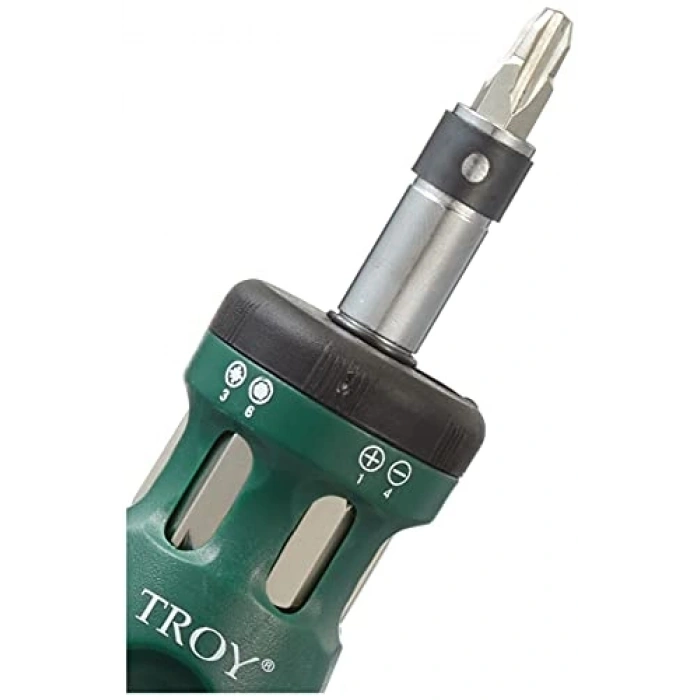 Bits Uçlu Cırcırlı Tornavida Seti, T 22006 Model, Pratik Kullanım