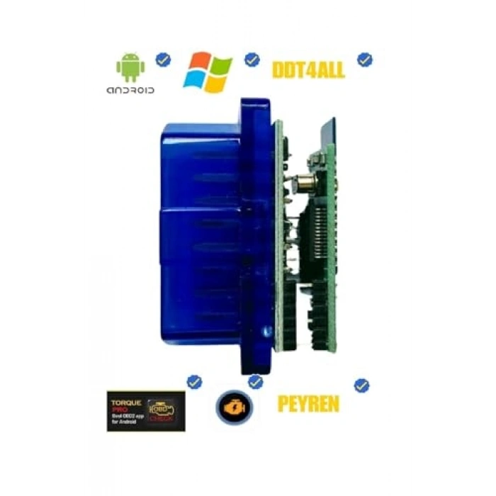 Bluetooth Destekli Arıza Tespit Cihazı, Çift Anakart ile Hızlı Tespit