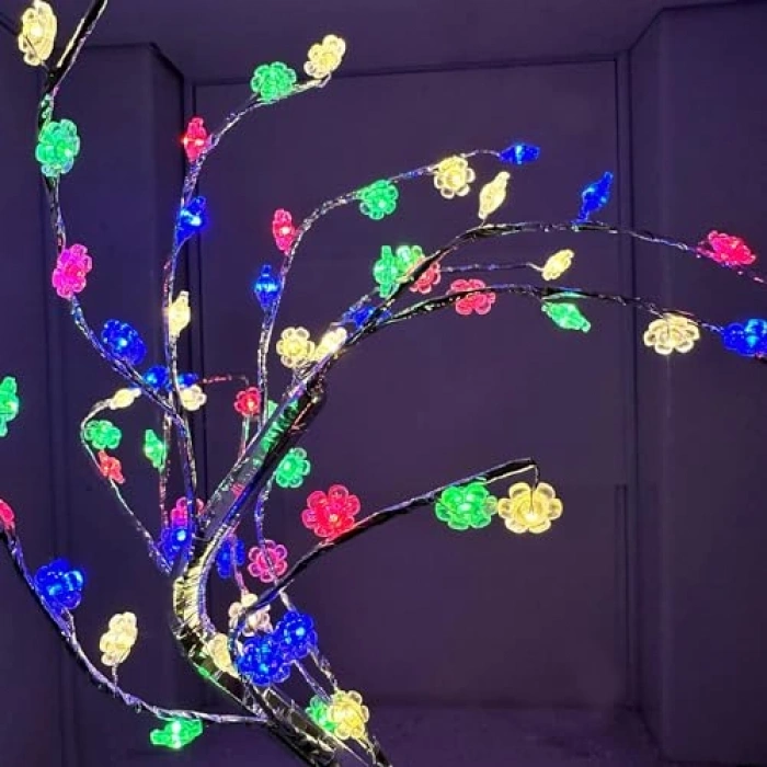 Bonsai Tasarımlı Led Gece Lambası, Dokunmatik ve Bükülebilir