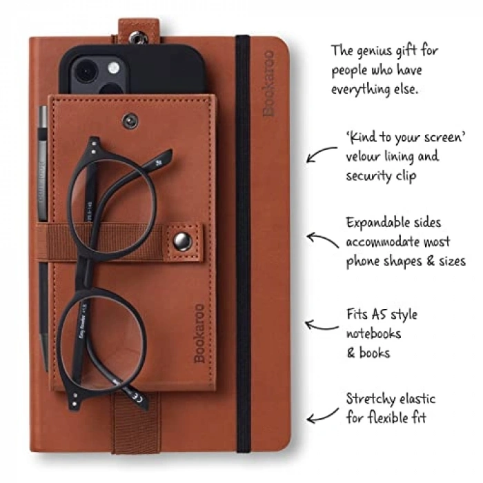 Bookaroo Defter Üstü Telefon Kılıfı Koyu Kır