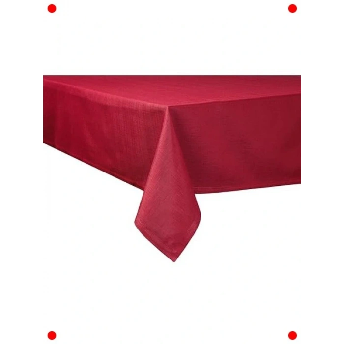 Bordo Şık Masa Örtüsü - 150x250cm