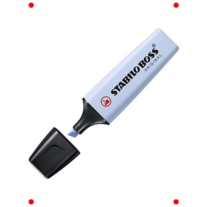 Boss Pastel Fosforlu Kalem - Mavi