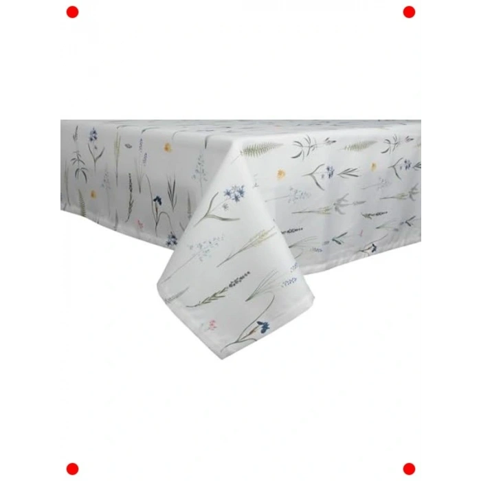 Botanik Desenli Şık Masa Örtüsü 150x250cm