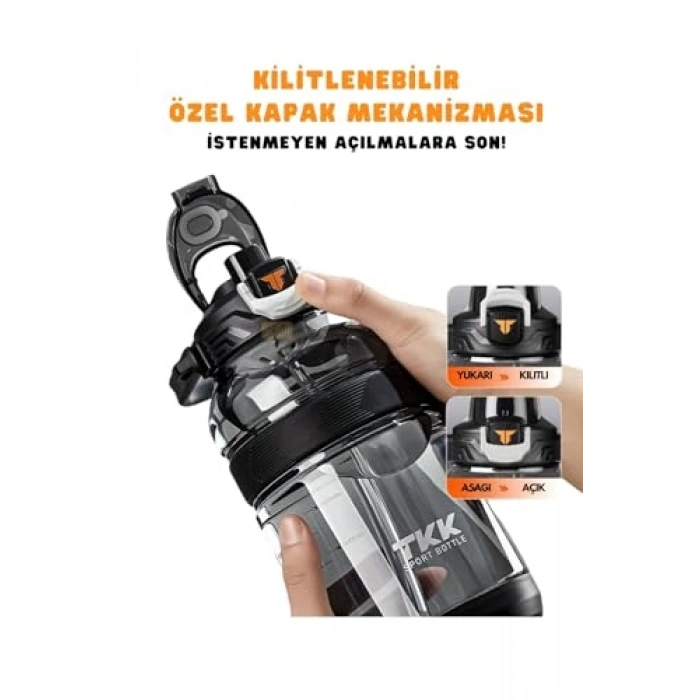 Boy Pipetli Su Matara - 1200 ml Kapasite ve Askılı Tasarım
