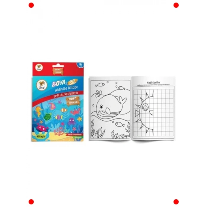Boya & Sil Aktivite Matı - Denizaltı Temalı