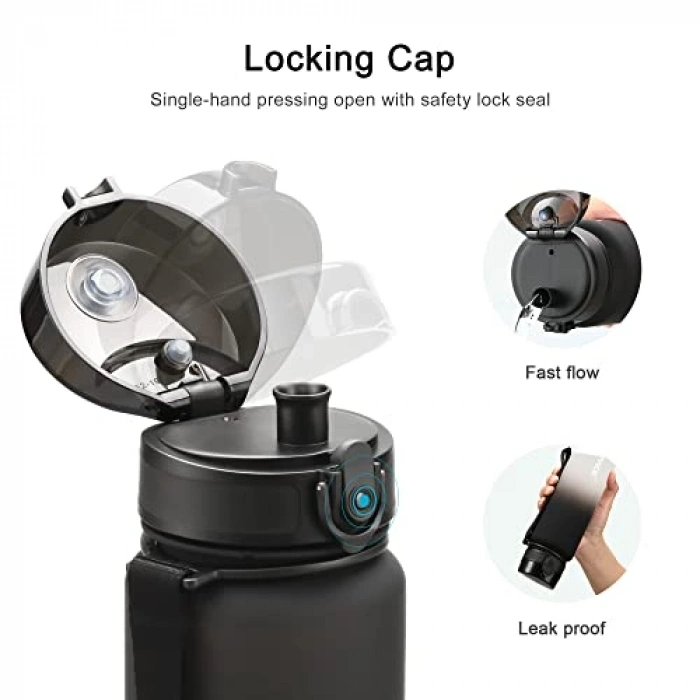 BPA İçermeyen 500ml/800ml/1000ml Su Şişeleri, Sızdırmaz