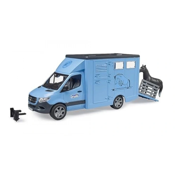 BR02674 Mercedes Benz Sprinter At Nakil Aracı Ve Siyah At
