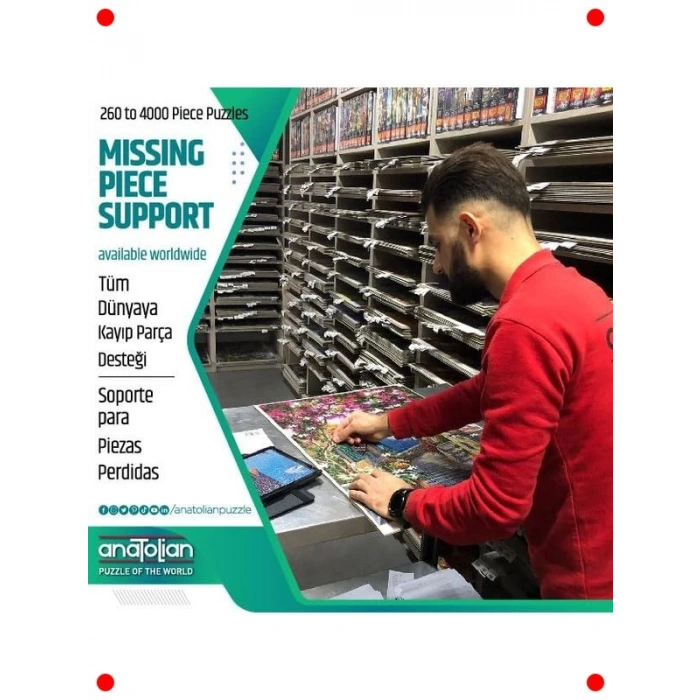 Braies Gölü Manzaralı 4000 Parça Yetişkin Yapbozu