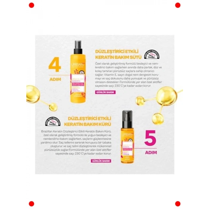 Brezilya Keratinli Yoğun Saç Serumu, 75 ml