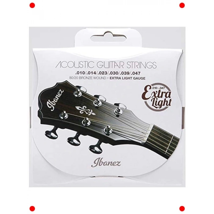 Bronz Sarım Akustik Gitar Telleri - Ekstra Hafif Set