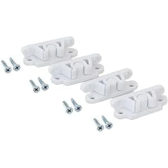 BS Sineklik Çıtçıtı 4 Adet (Beyaz)