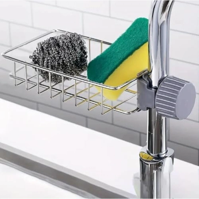 Bulaşık Süngeri Organizeri, Ayarlı Musluk Yanı