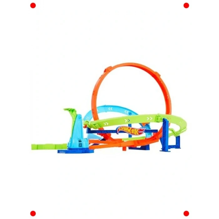 Bumerang Çemberli Yarış Pisti ve Araba Seti