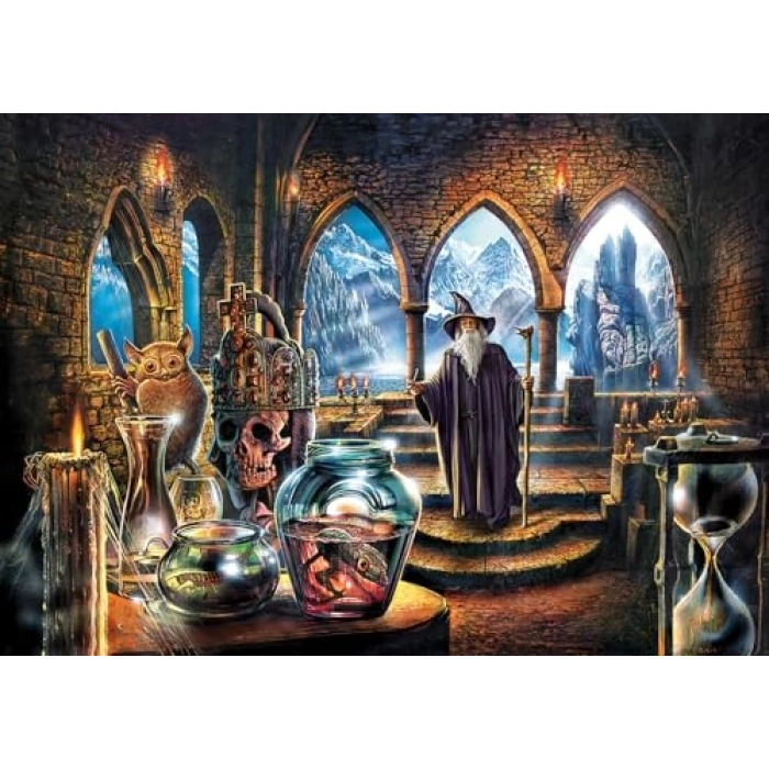 Büyücünün Puzzle Seti, 1000 Parça ile Eğlenceli Deneyim