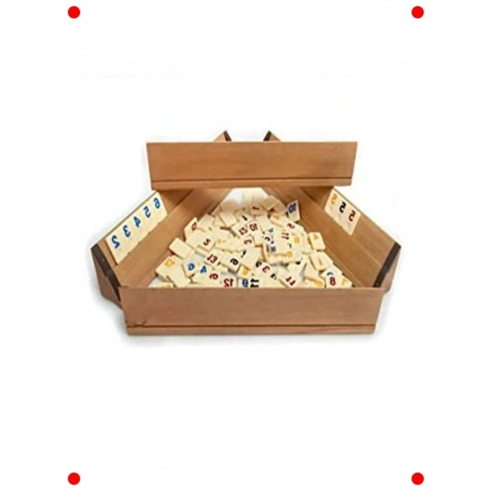 Büyük Boy Ahşap Okey Takımı