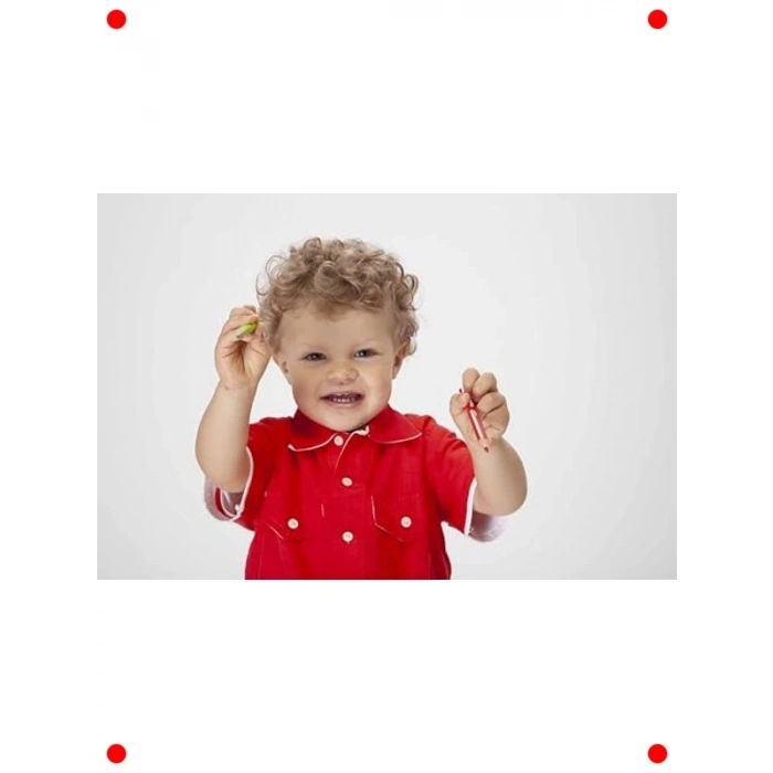 Büyük Boy Üçgen Kuru Boya Kalemi Seti, 10lu