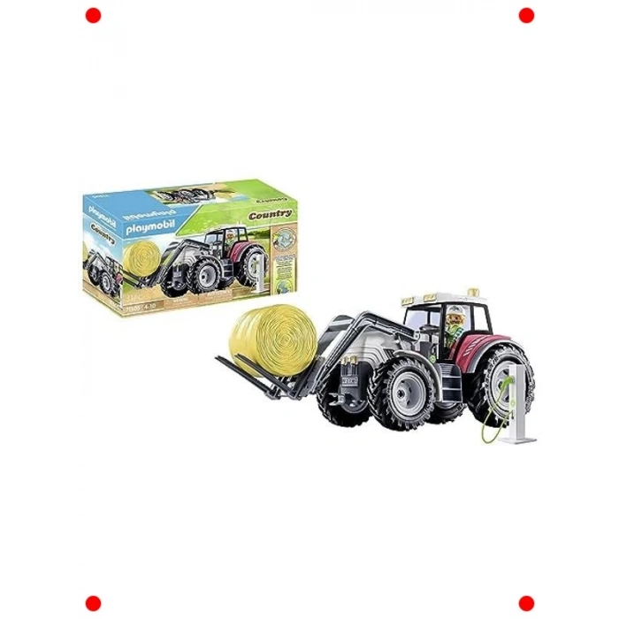 Büyük Elektrikli Traktör Oyuncak Seti - 4+ Yaş