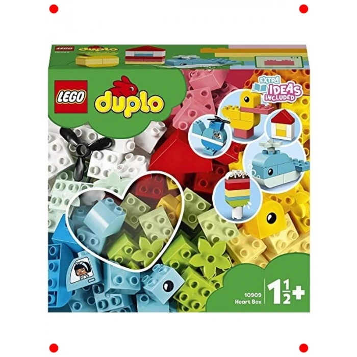 Büyük Parçalı Yaratıcı Yapım Kutusu - Kalp Temalı (80 Parça)