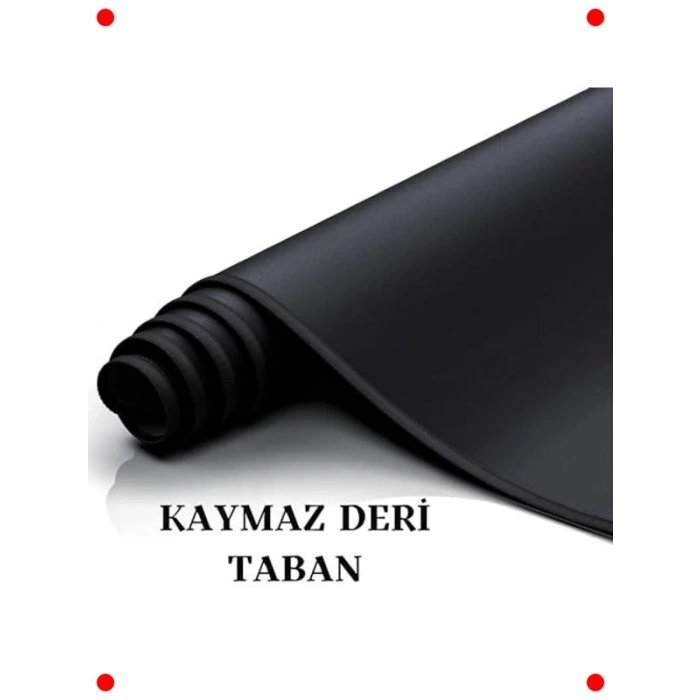 Büyük Siyah Mouse Pad (90x40) - Kaymaz, Dikişli Kenar