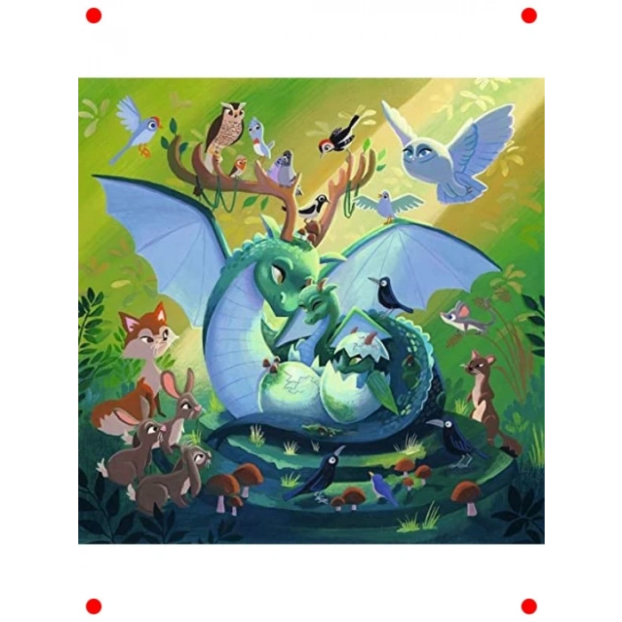 Büyülü Karakterler Çocuk Yapbozu - 3x49 Parça Set