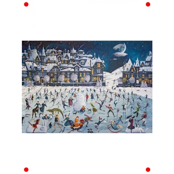 Buzda Dans Temalı 2000 Parça Yetişkin Yapbozu