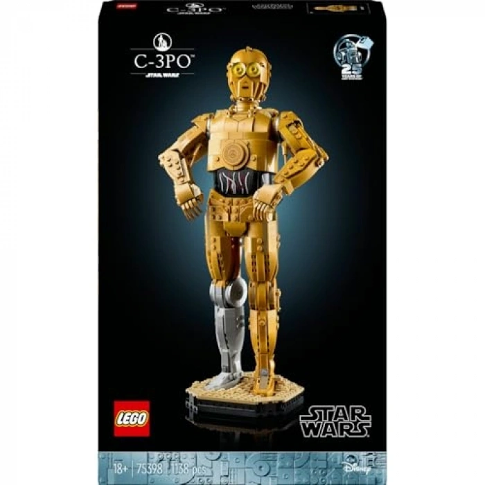C-3PO Droid Figürü, 1138 Parça Yapım Seti