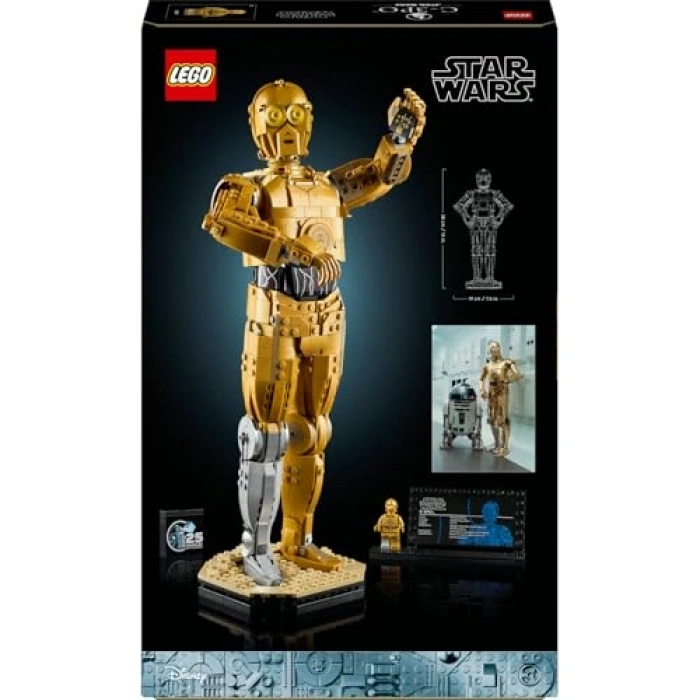 C-3PO Droid Figürü, 1138 Parça Yapım Seti