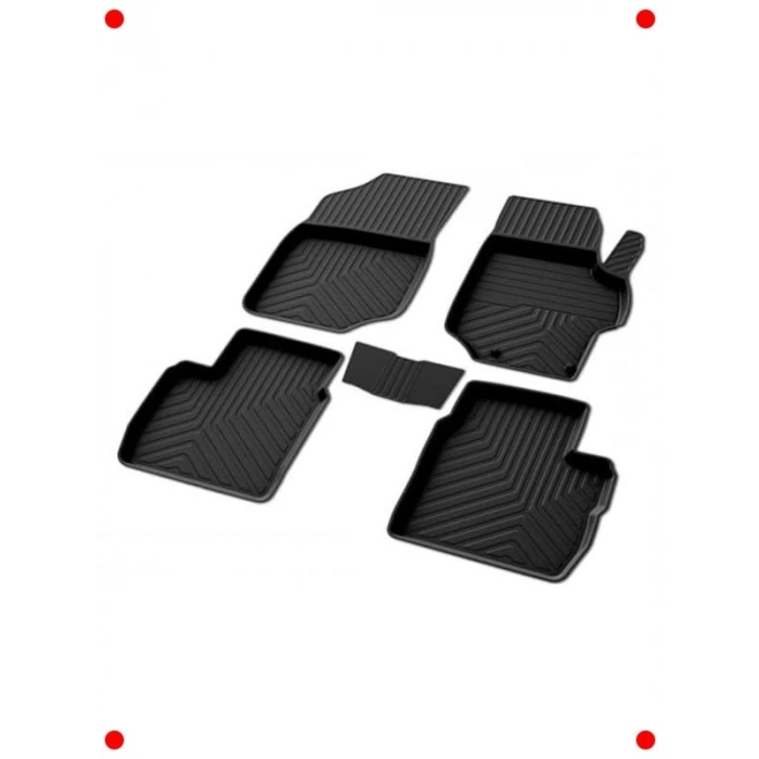 C-Elysee Uyumlu 4D Havuzlu Kauçuk Paspas (2013+)