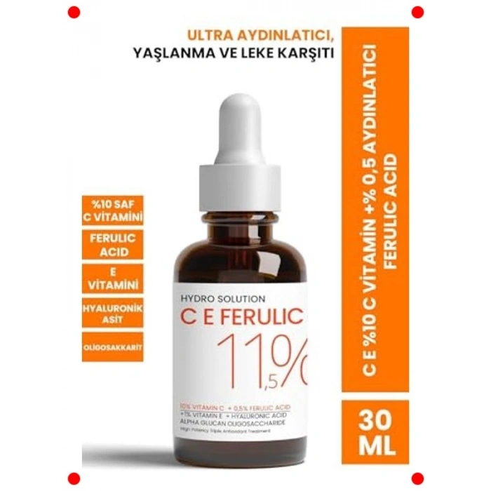 C ve Ferulik Asit Cilt Serumu 30 ml - Leke Karşıtı