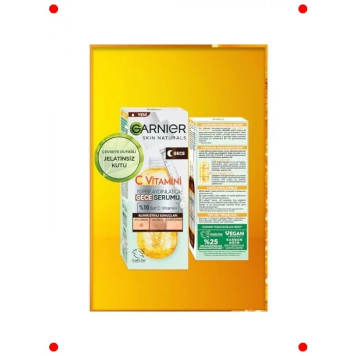 C Vitamini İçeren Aydınlatıcı Gece Serumu