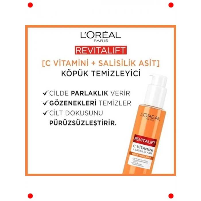 C Vitamini & Salisilik Asitli Aydınlatıcı Yüz Temizleyici