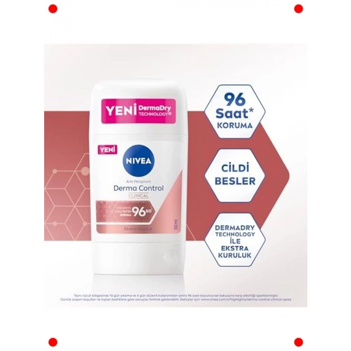 C Vitaminli Klinik Stick Deodorant 96 Saat Koruma 50ml