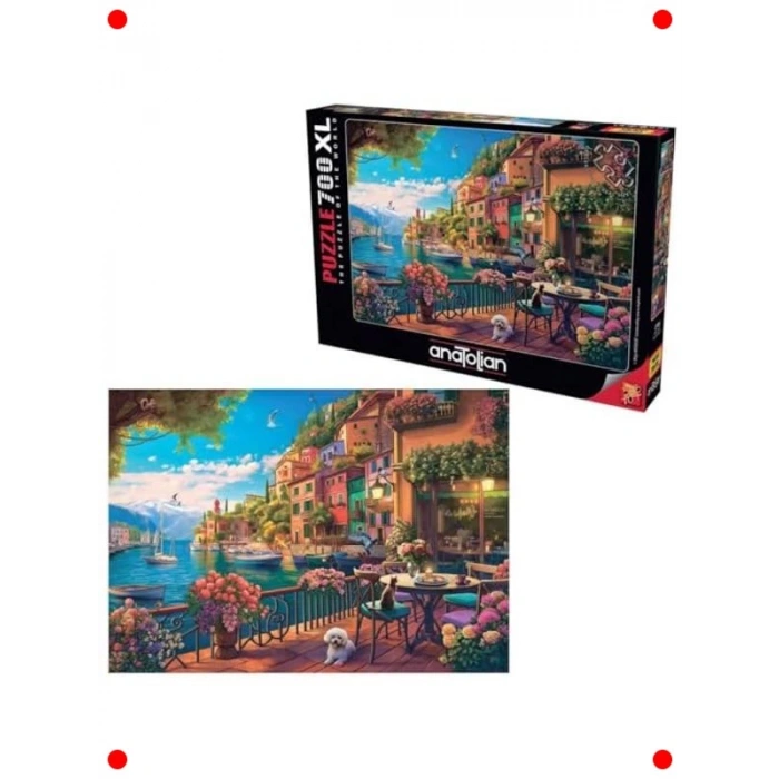 Cafe Como Temalı 700 Parça Puzzle